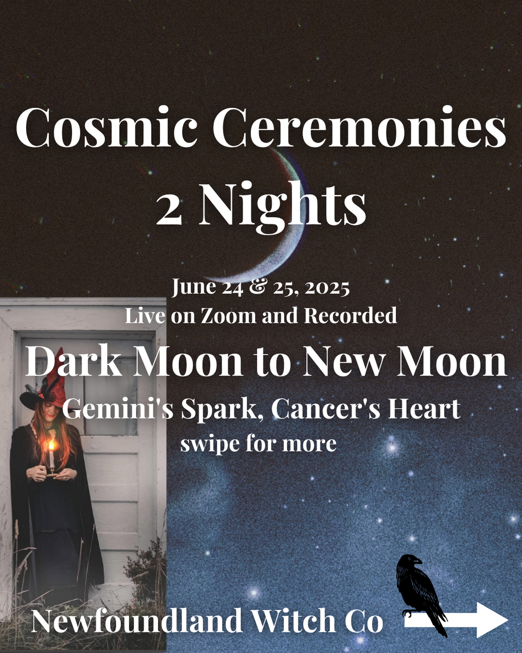 Dark Moon in Gemini w/ Cazimi Circle