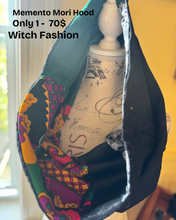Load image into Gallery viewer, Memento Mori Witch Hood
