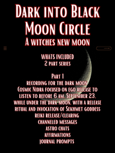Load image into Gallery viewer, Dark Moon to Black Moon
