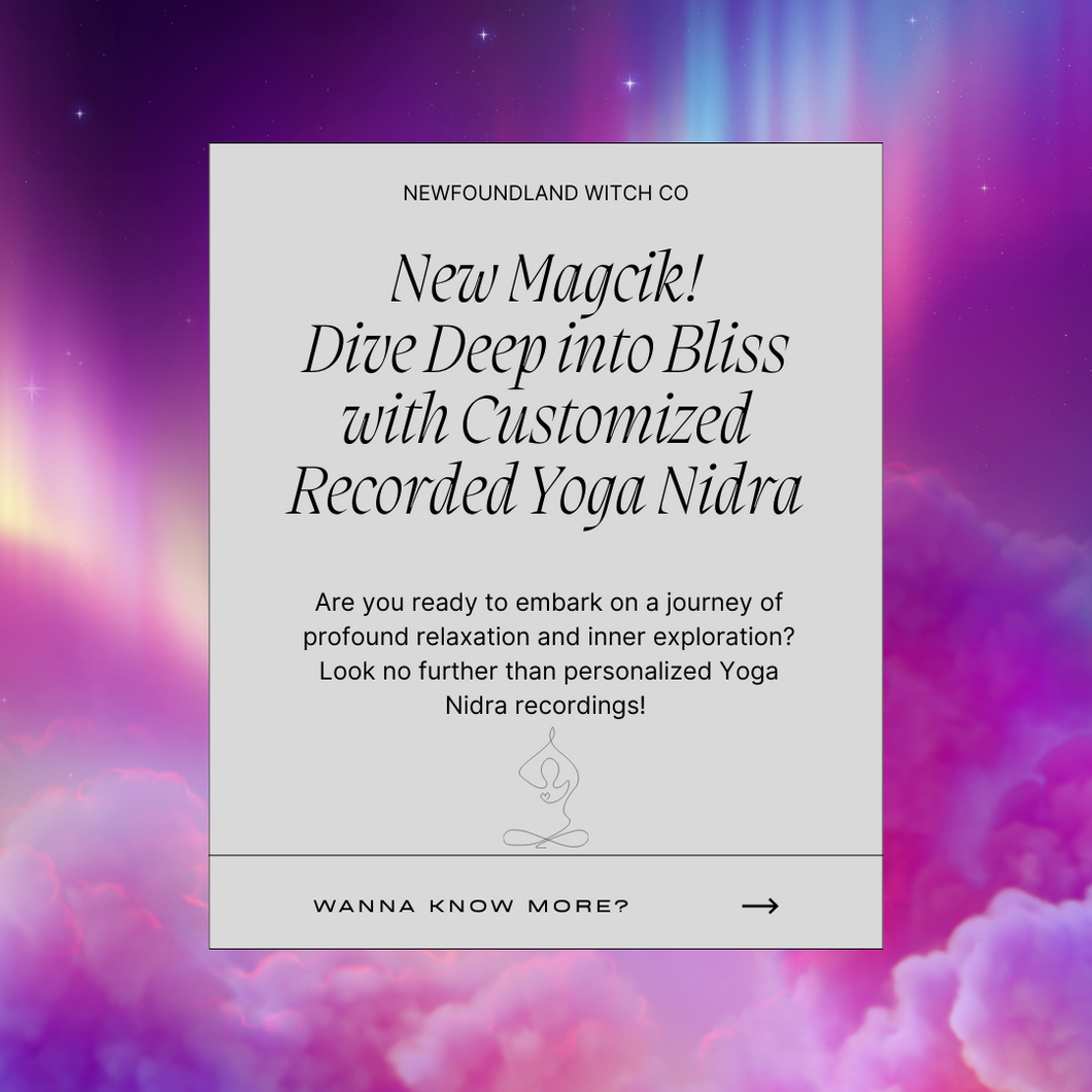 Custom Recorded Yoga Nidra Session + Journaling, Affirmation and Divination