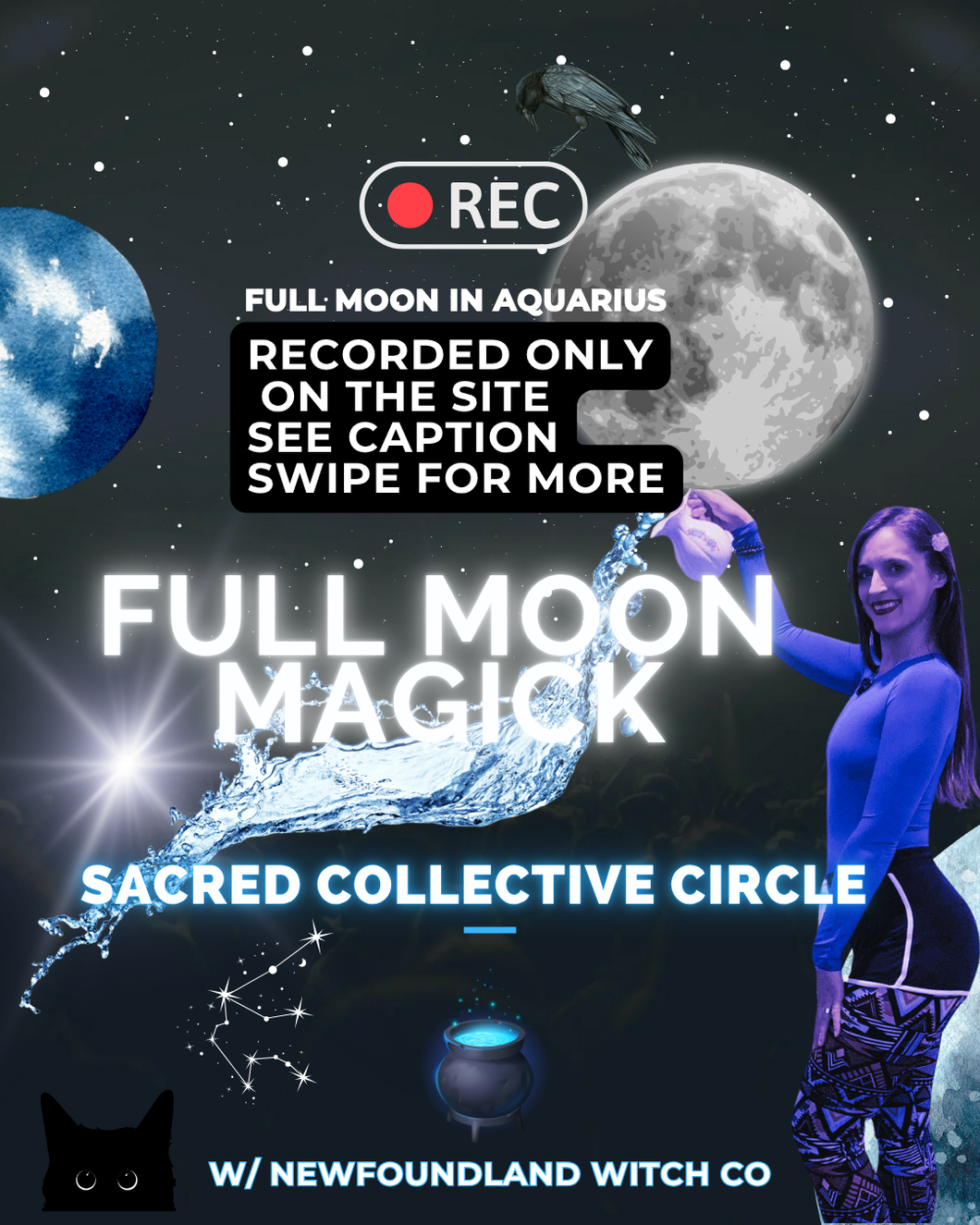 Aquarius Full Moon Circle - recorded only