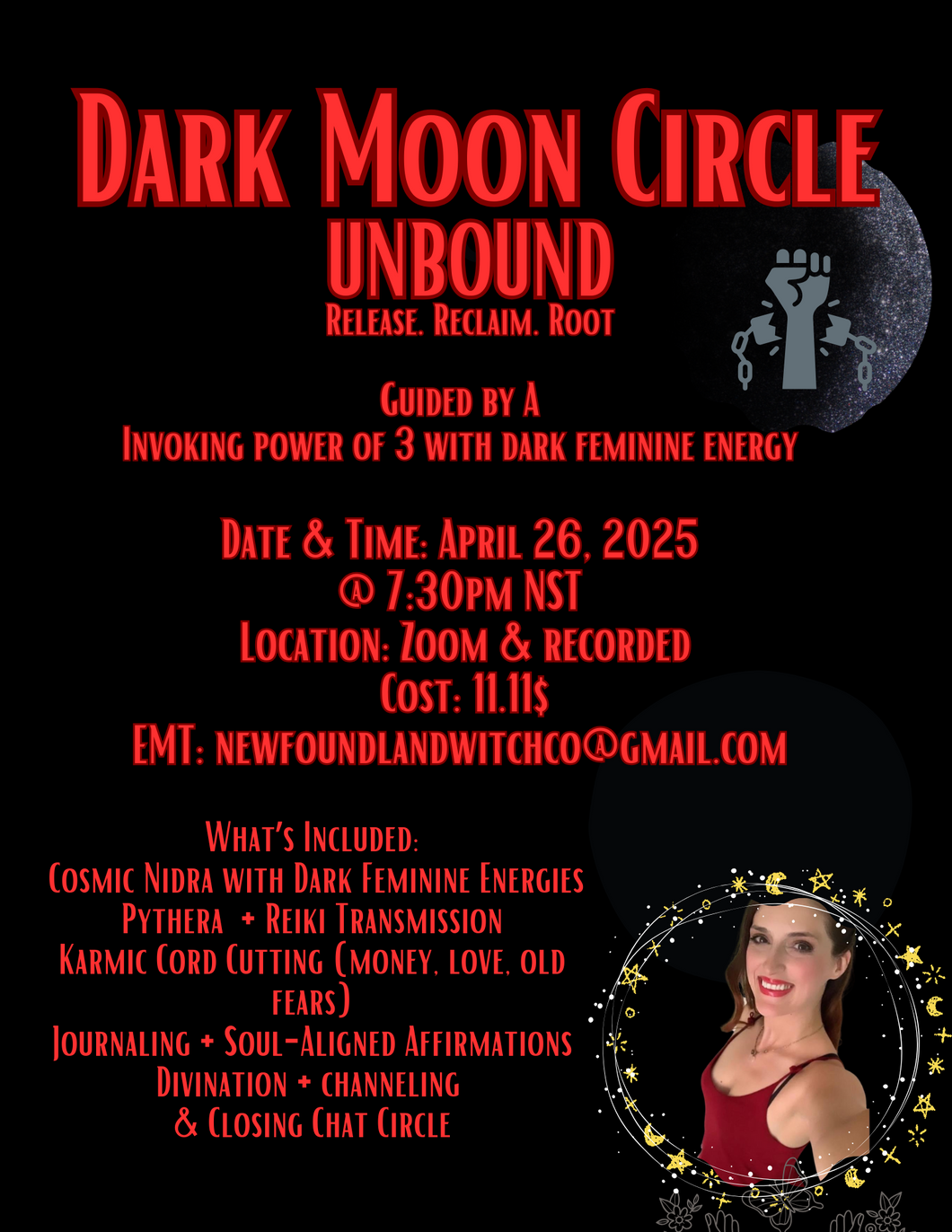 Dark Moon Circle - Aries Moon