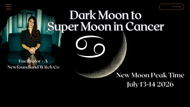Dark to Super New Moon in Cancer Moon Circle - Recorded ONL