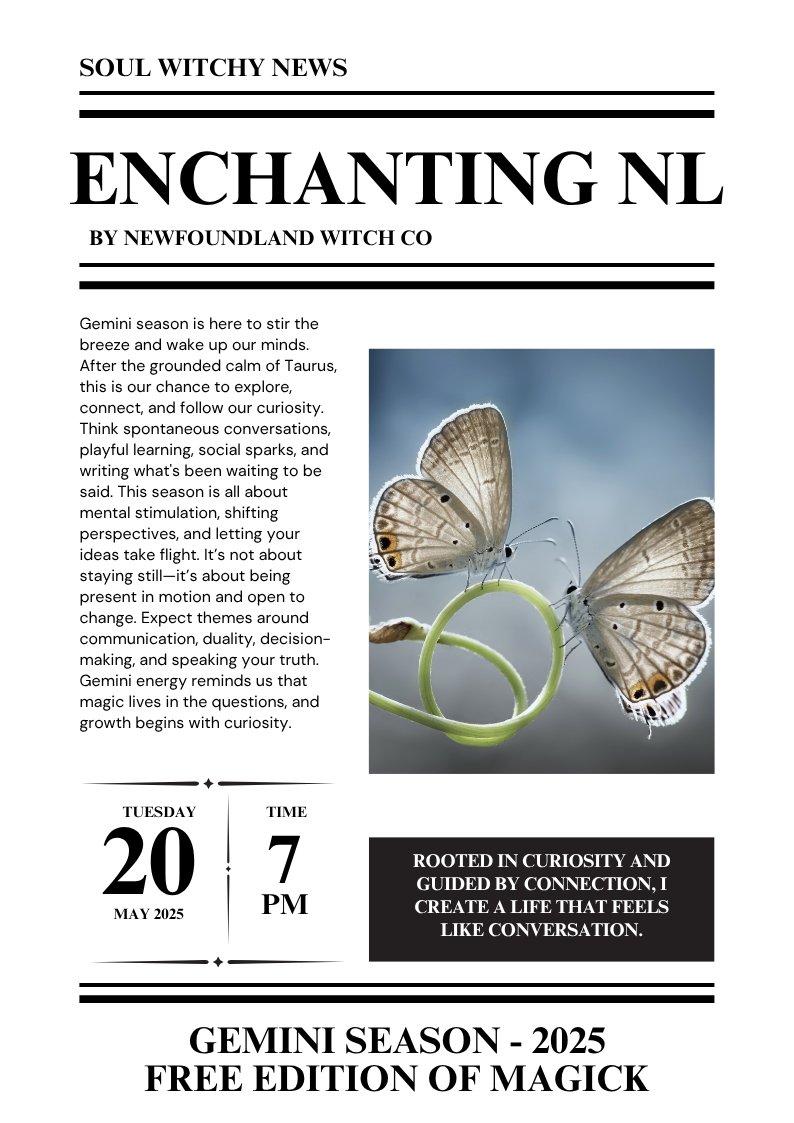 Enchanting NL - Soul Newsletter - Gemini Season 2025