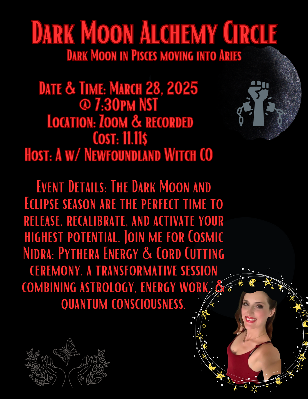 Dark Moon Ceremonial Circle March 28/25 ZOOM