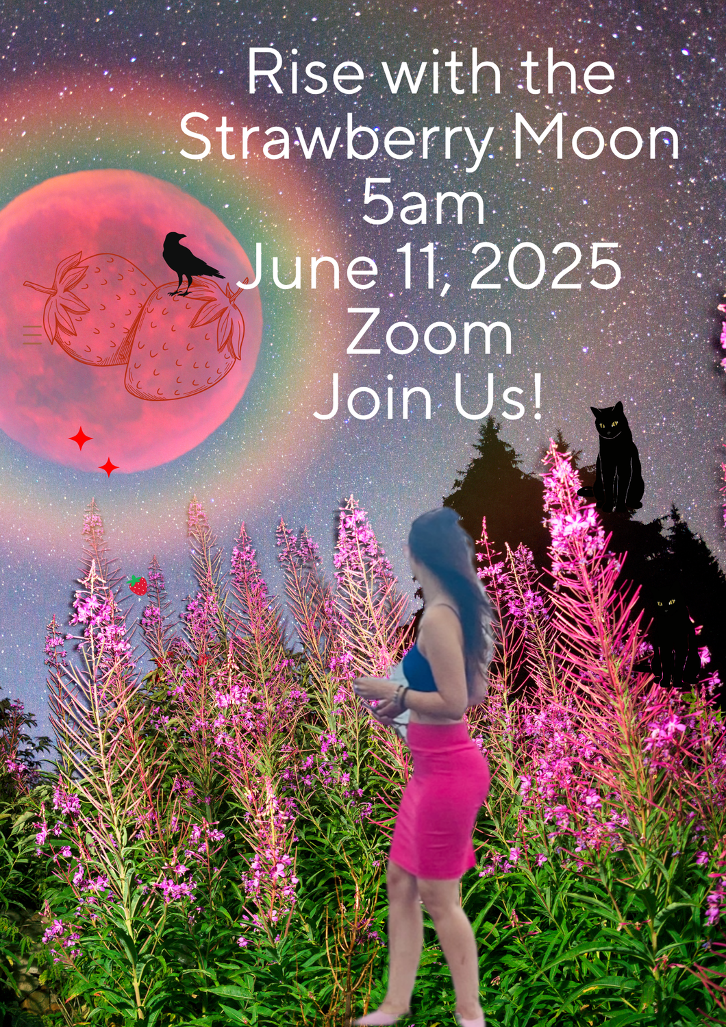 Rise with the Strawberry Moon - June 11 2025 5am Live Zoom